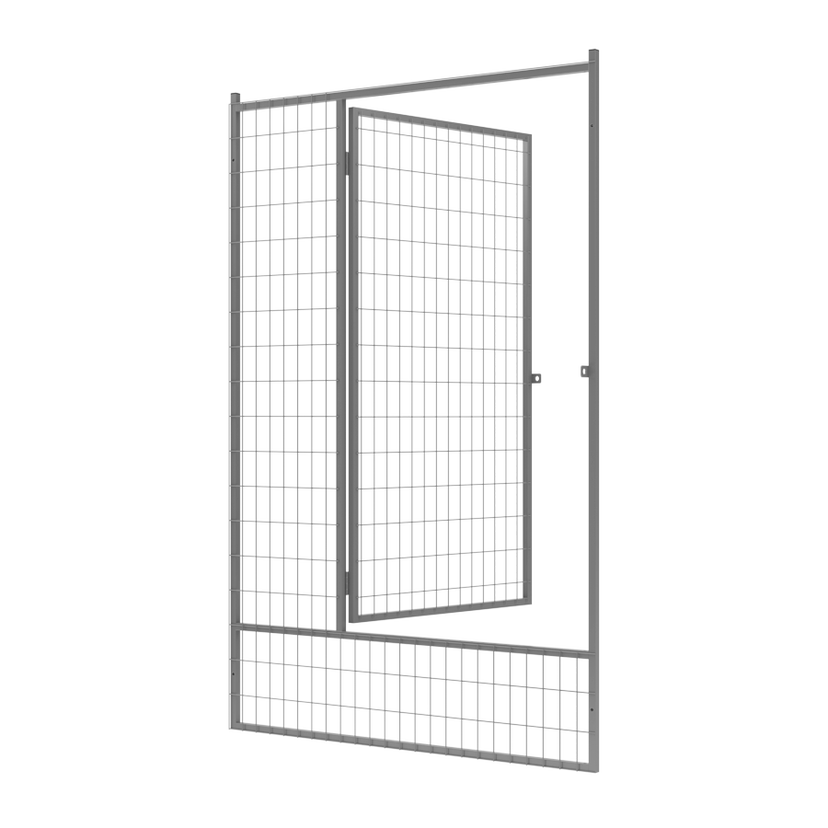 Hundgårdsdörr Standard 2-Sort