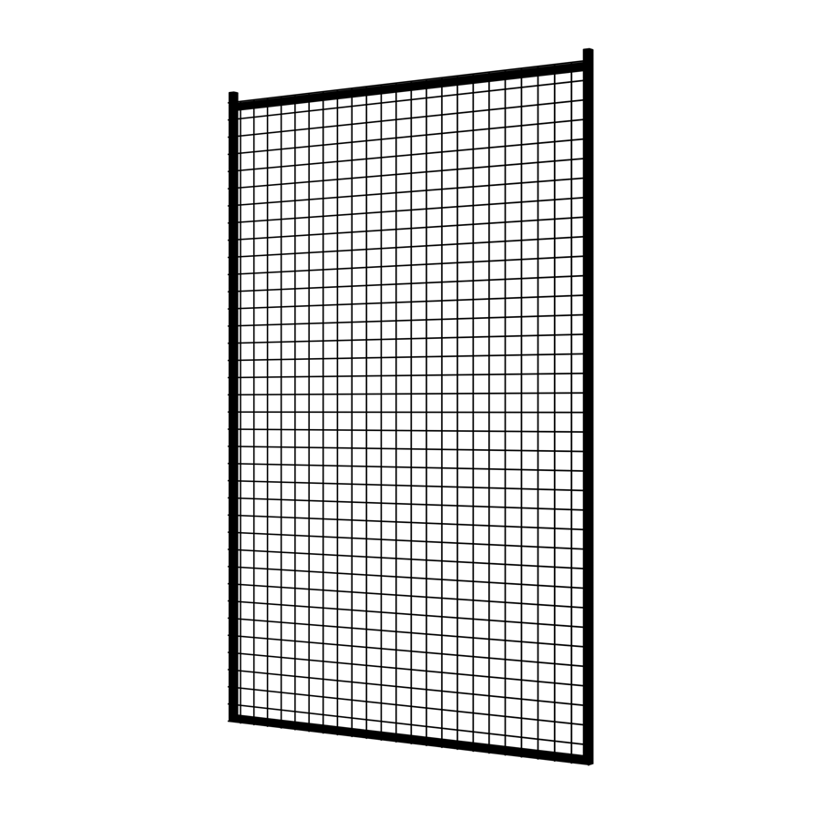 Hundgårdssektion 1800x1200 RAL9005