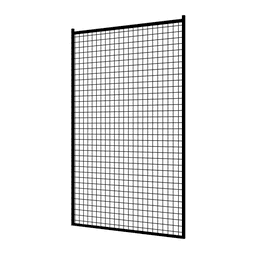 Hundgårdssektion 1800x1200 RAL9005